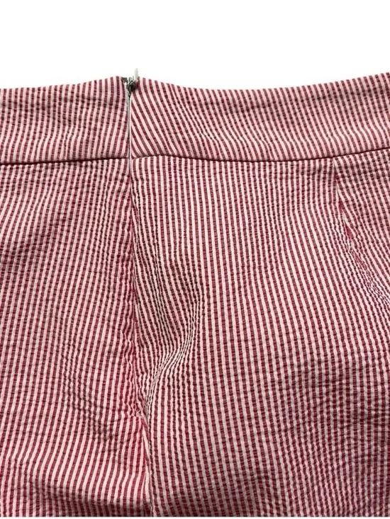 Women’s Talbots Red White Seersucker Skort Size 12 Summer - Picture 3 of 4